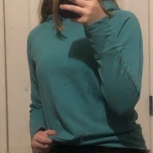 Blue hoodie